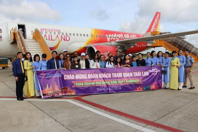 Đường bay thẳng Cần Thơ - Bangkok phục vụ du khách Đồng bằng sông Cửu Long