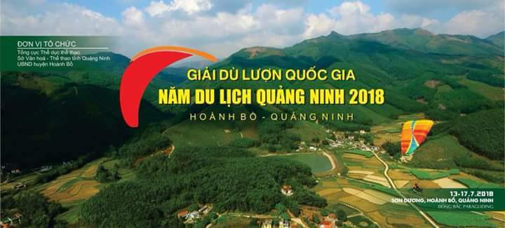 Về Quảng Ninh tháng 7 xem giải dù lượn quốc gia tại Hoành Bồ
