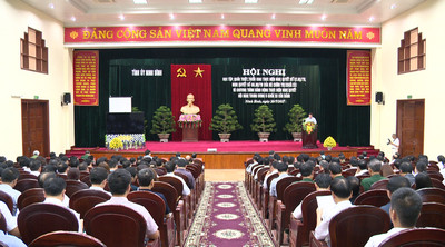 Ninh Bình tổ chức Hội nghị học tập, quán triệt, triển khai thực hiện Nghị quyết số 07, Nghị quyết số 08 của Bộ Chính trị (khóa XII) 